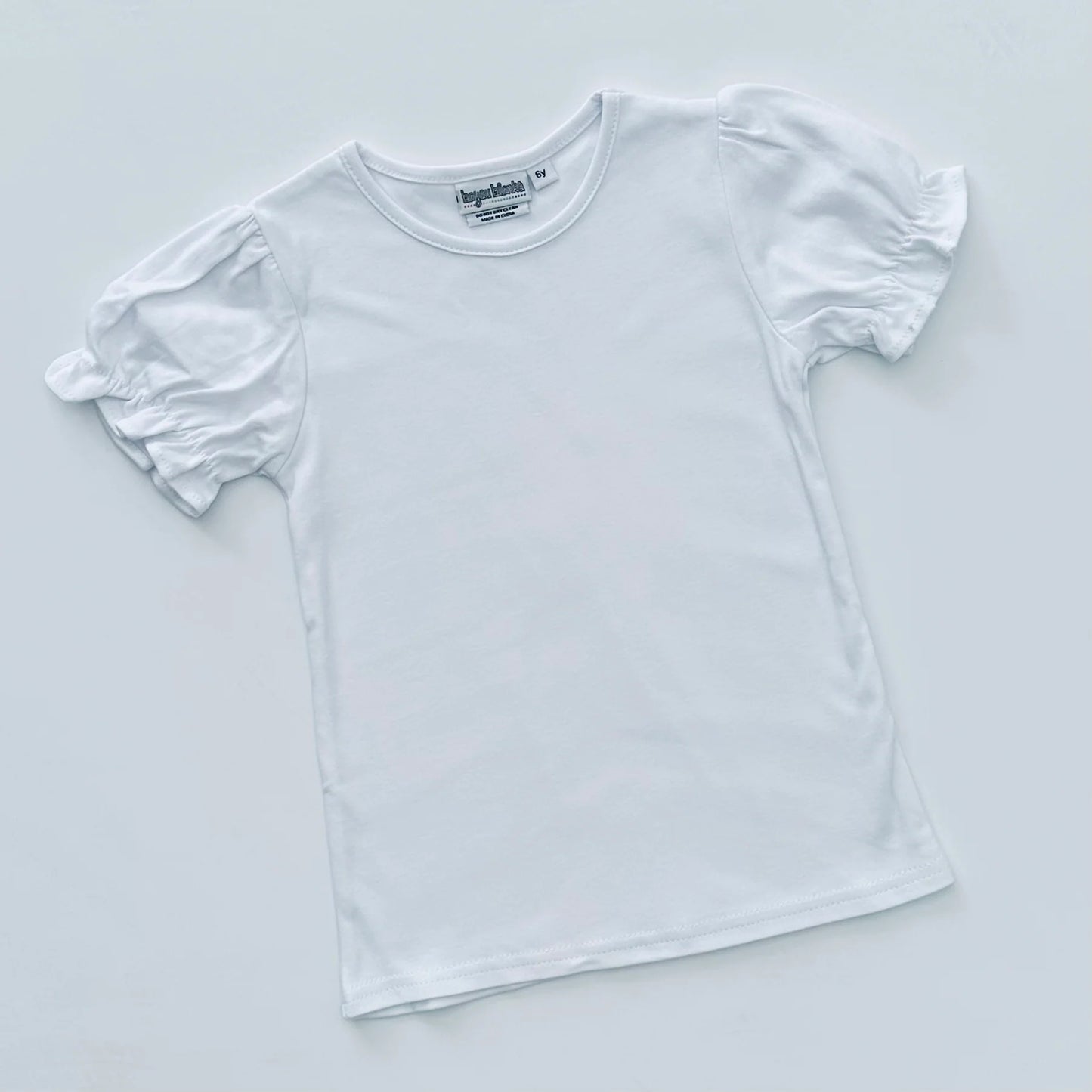 Custom Girls Ruffle Sleeve