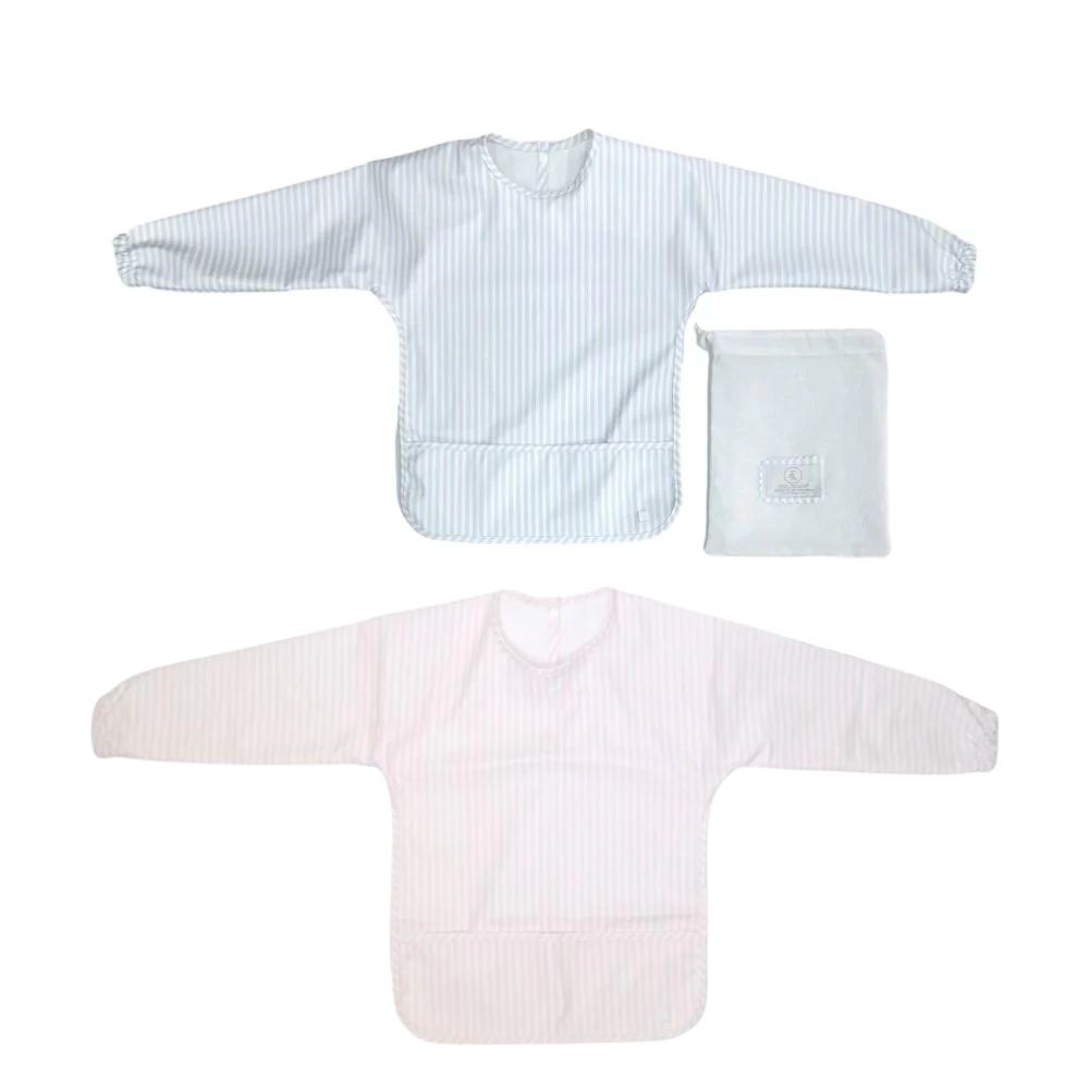 Custom Catchall PINK OR BLUE Pimlico Stripe Smock