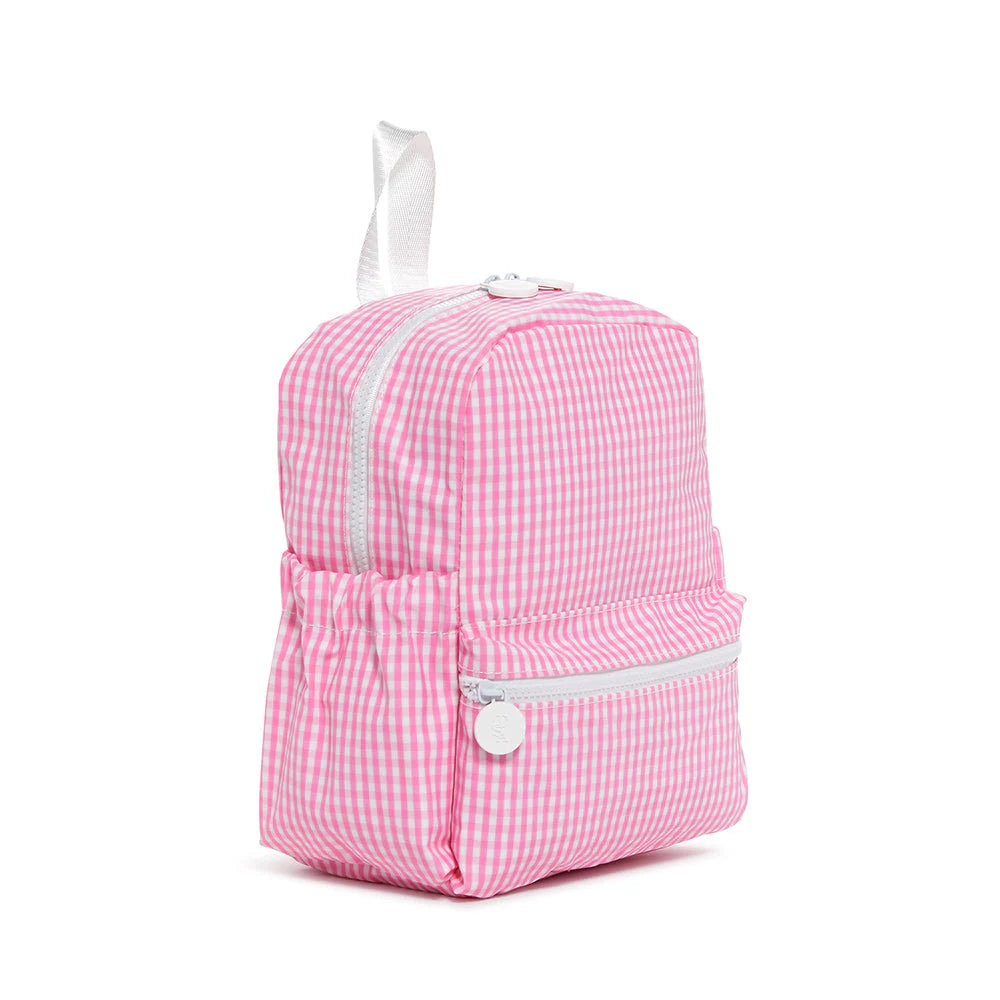 Mini Pink Gingham Backpacker