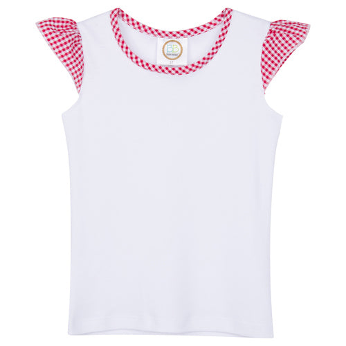 Custom Gingham Flutter Sleeve