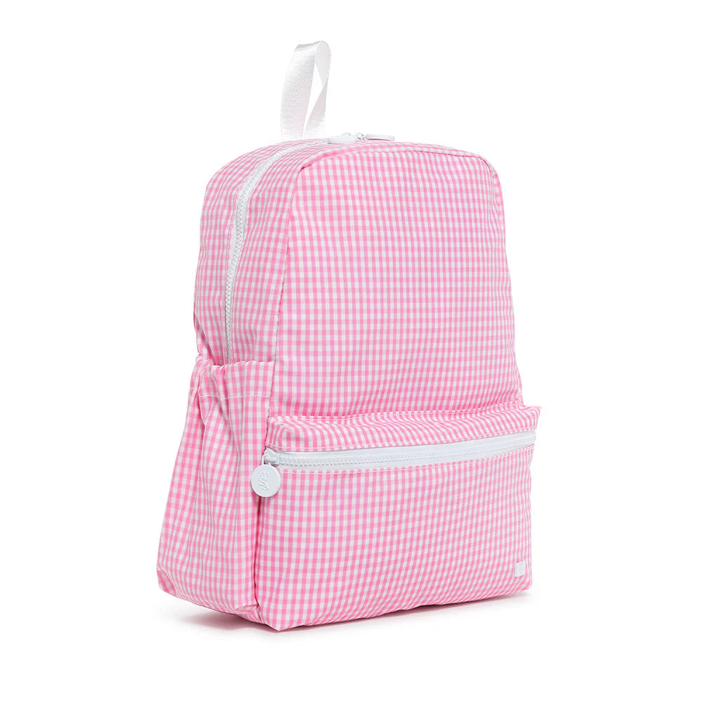 Full Pink Gingham Backpacker