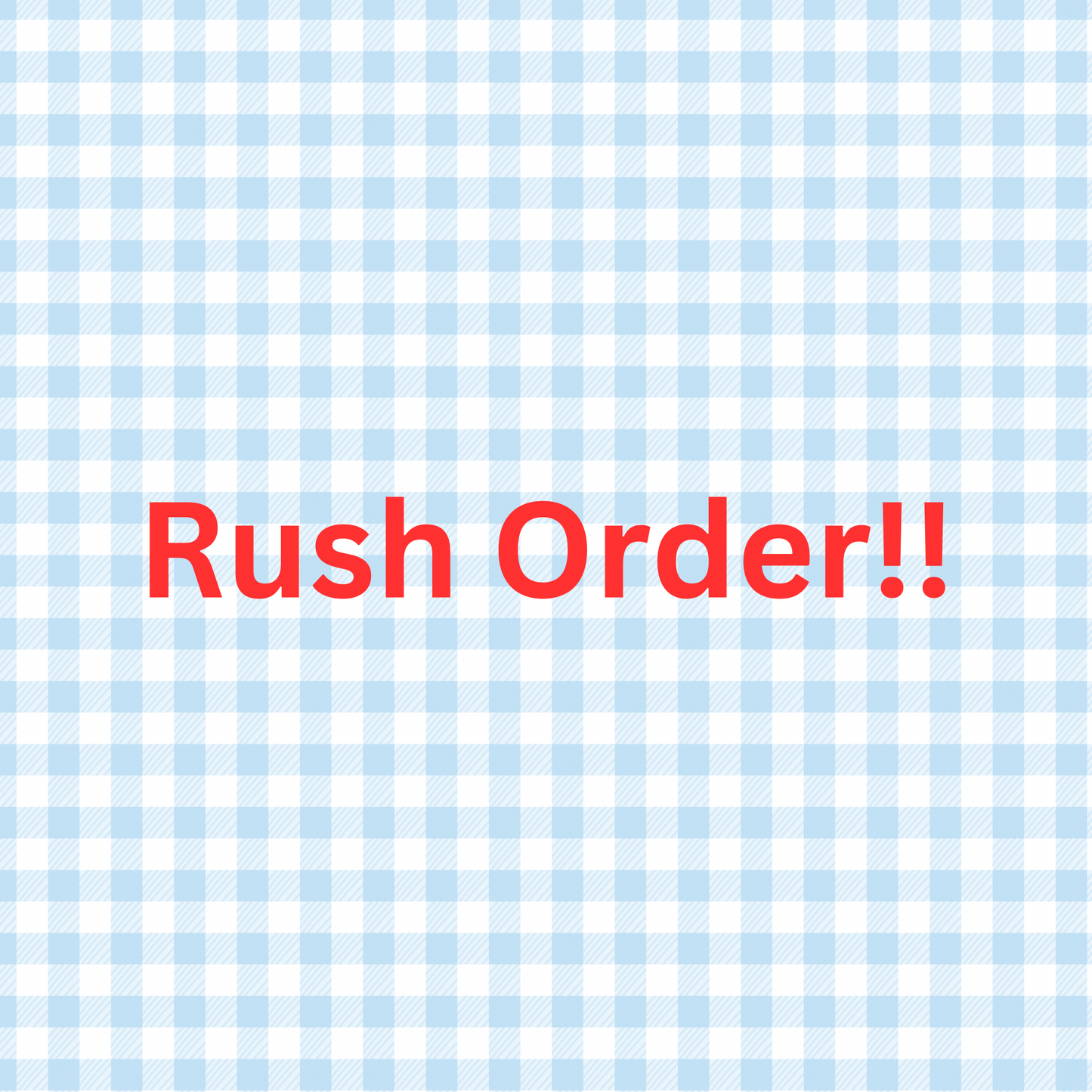 Order Rush Fee