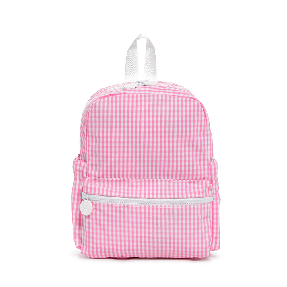 Mini Pink Gingham Backpacker