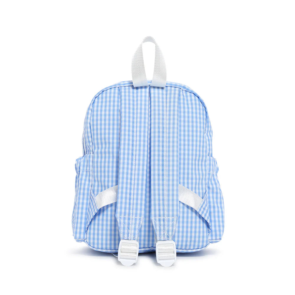 Mini Blue Gingham Backpacker