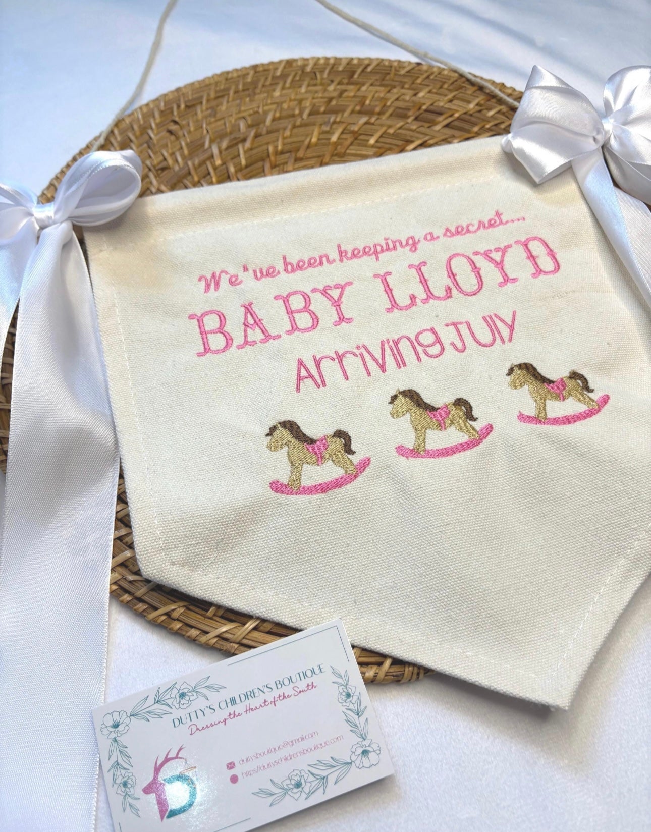 Pregnancy Announcement Banner