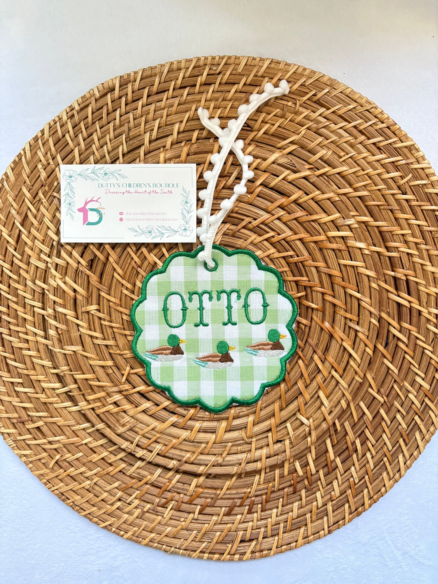 Custom Mallard Duck Keepsake