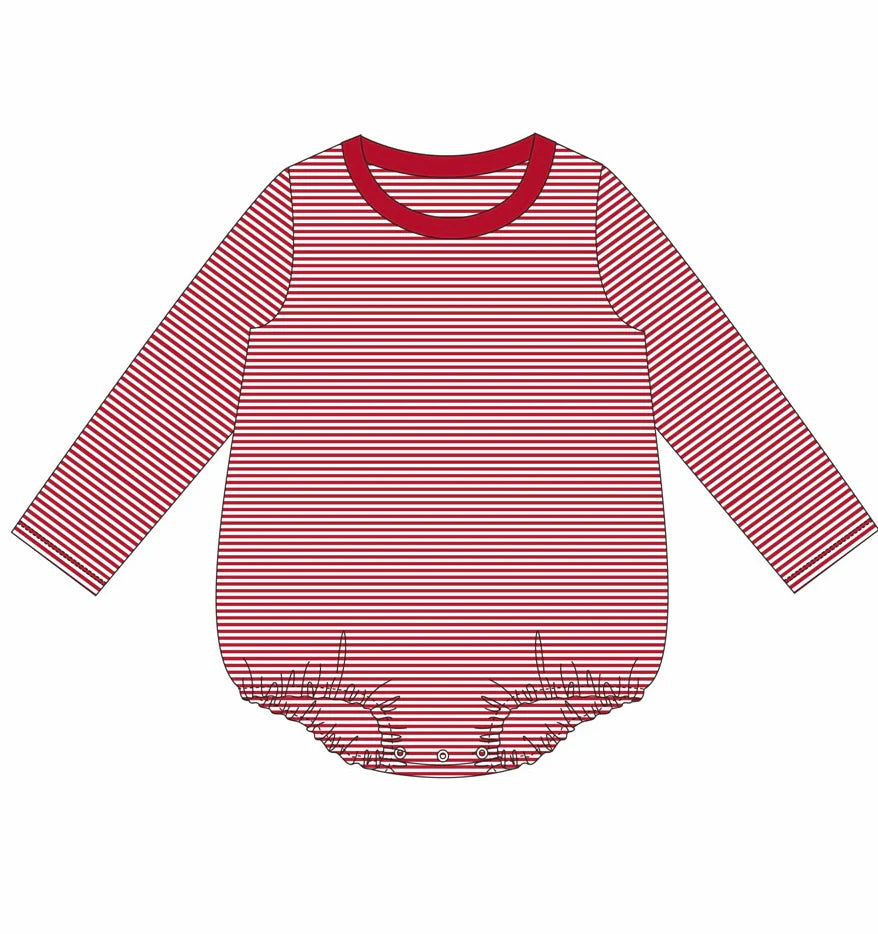 Custom Stripe Long Sleeve T-Shirt Bubble
