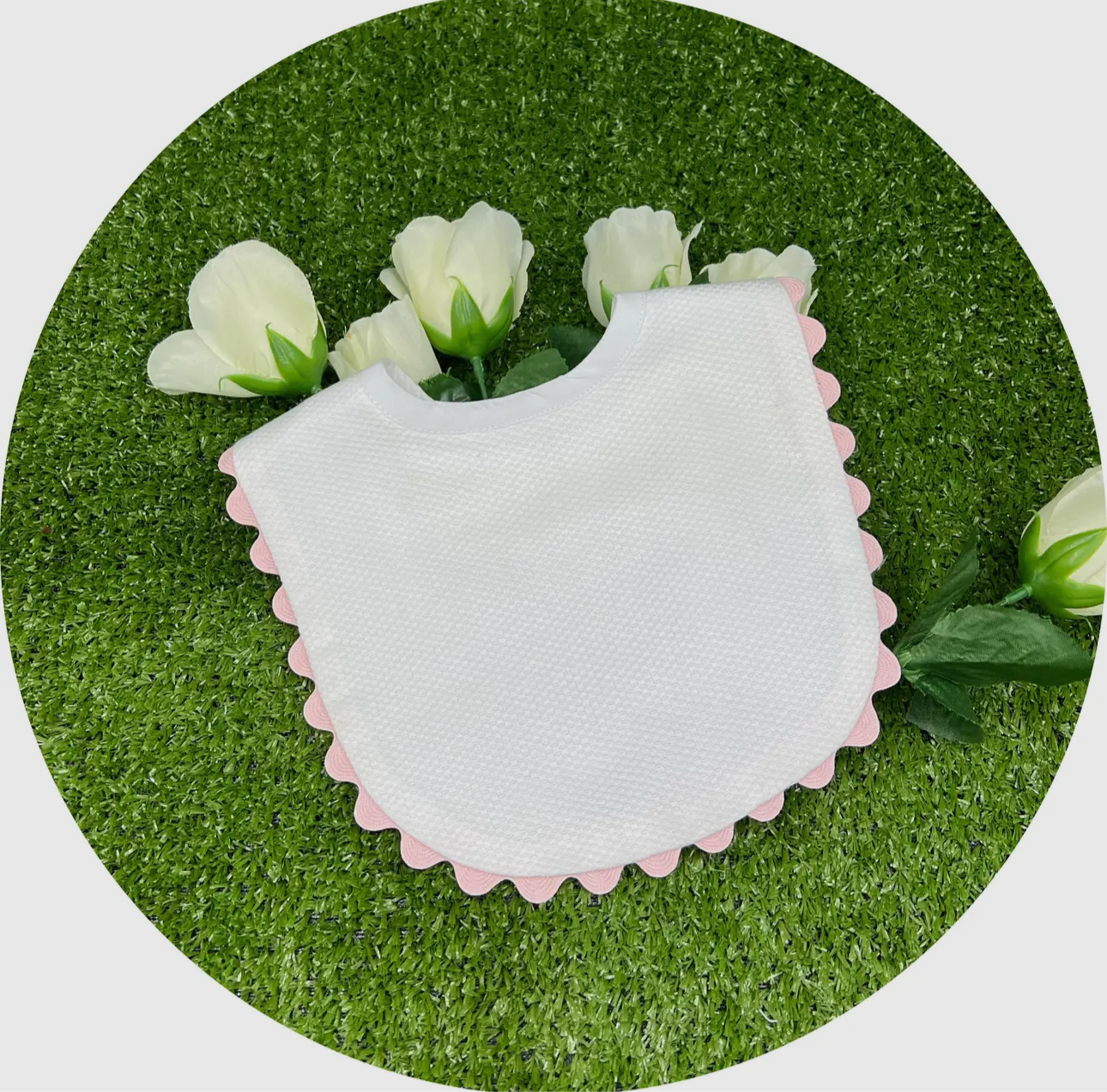 Custom Pink Trim Bib