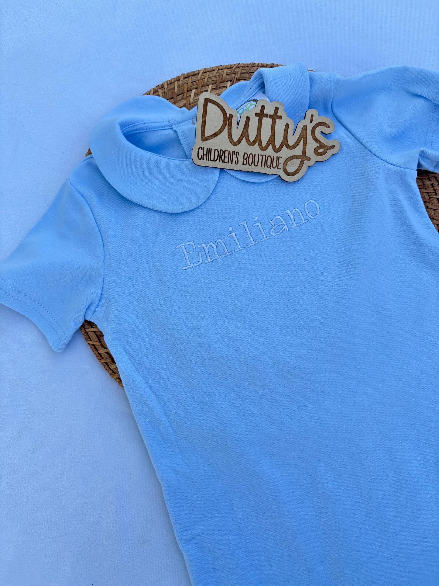Custom Boys Peter Pan Romper