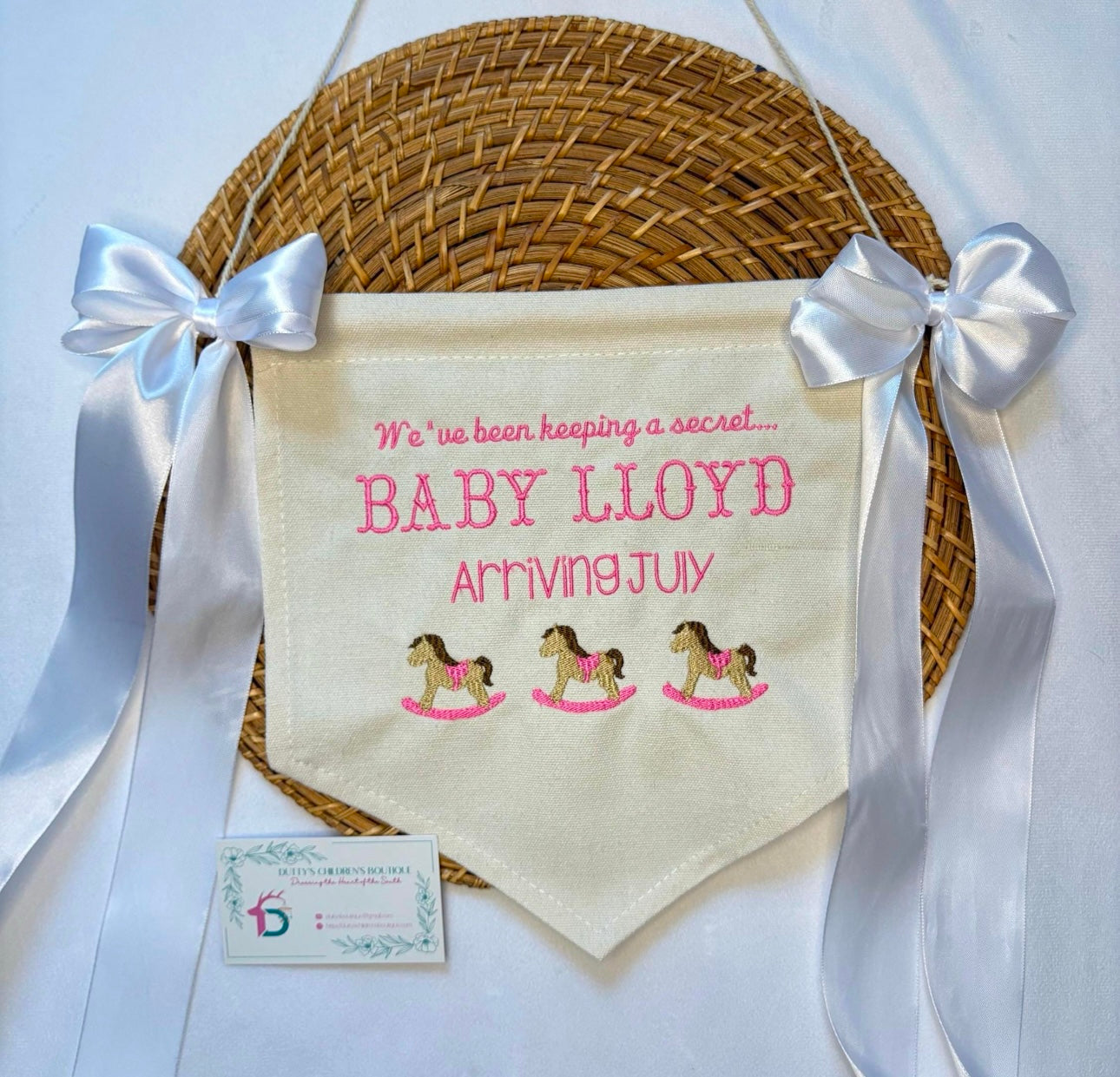 Pregnancy Announcement Banner