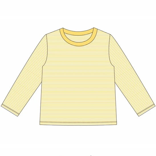 Custom Long Sleeve Stripe T-Shirt