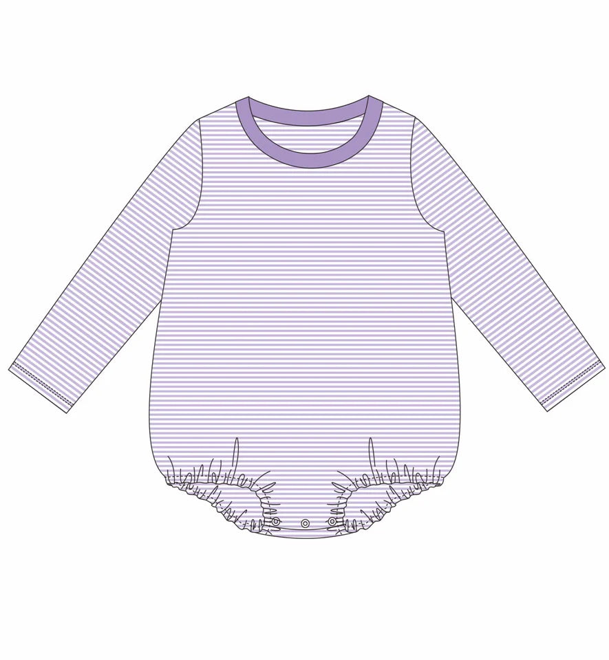 Custom Stripe Long Sleeve T-Shirt Bubble
