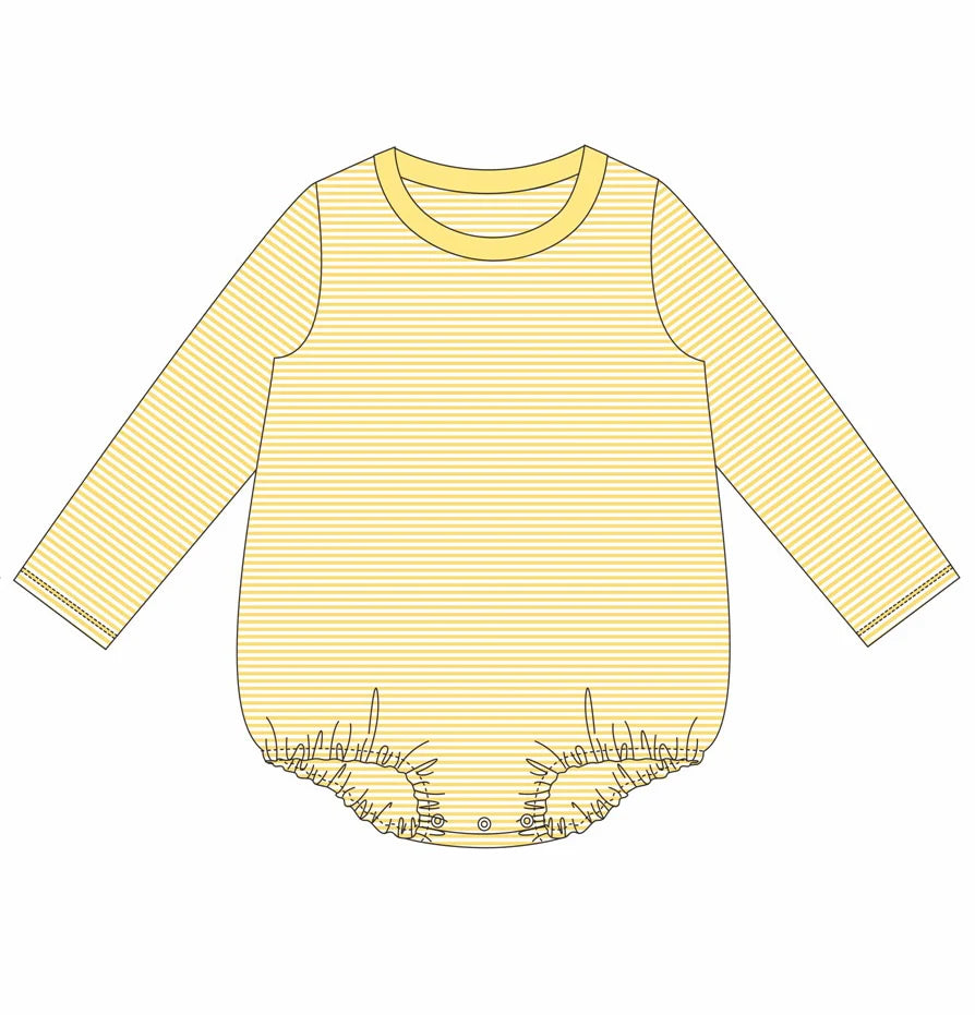 Custom Stripe Long Sleeve T-Shirt Bubble