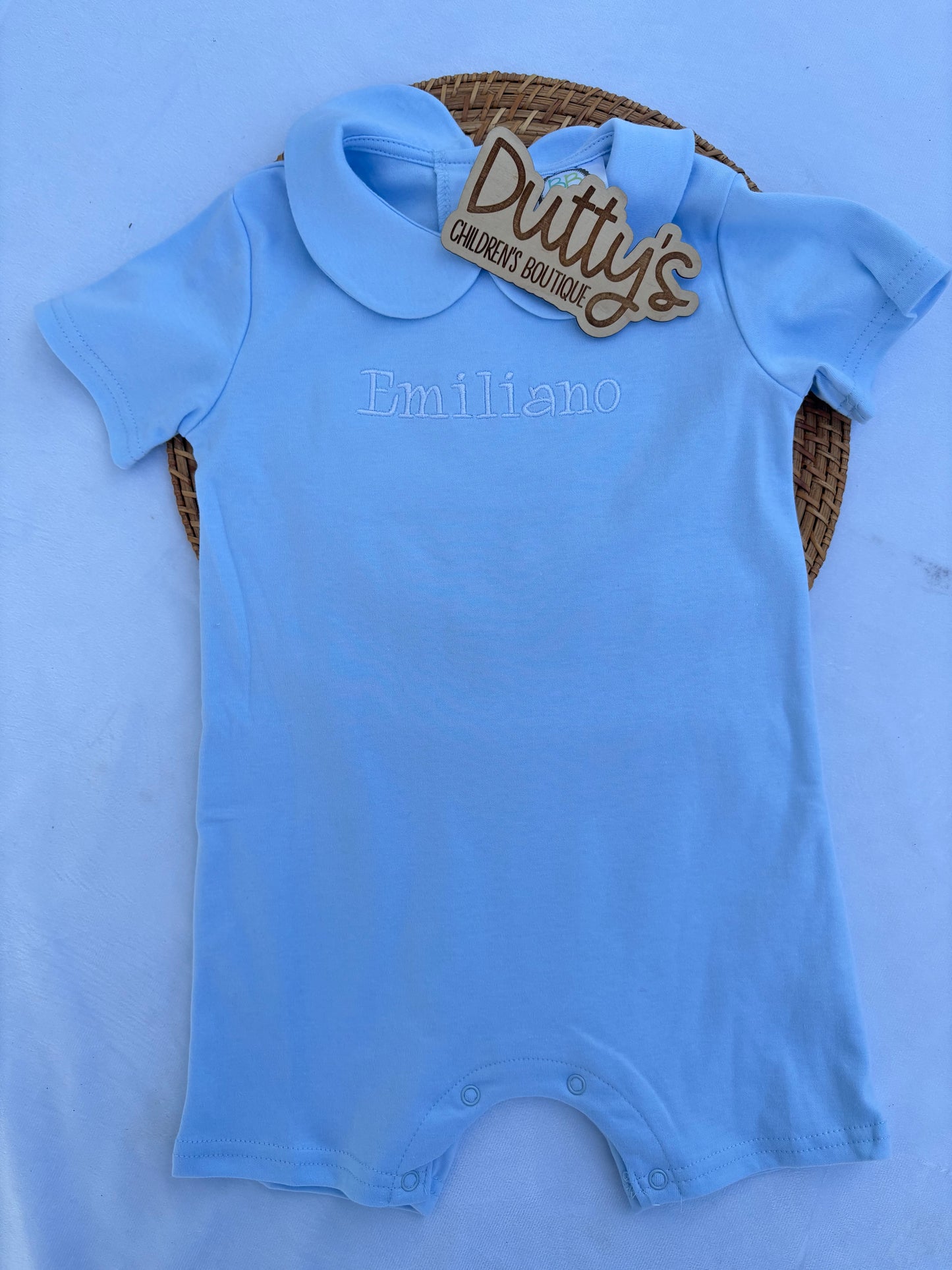 Custom Boys Peter Pan Romper