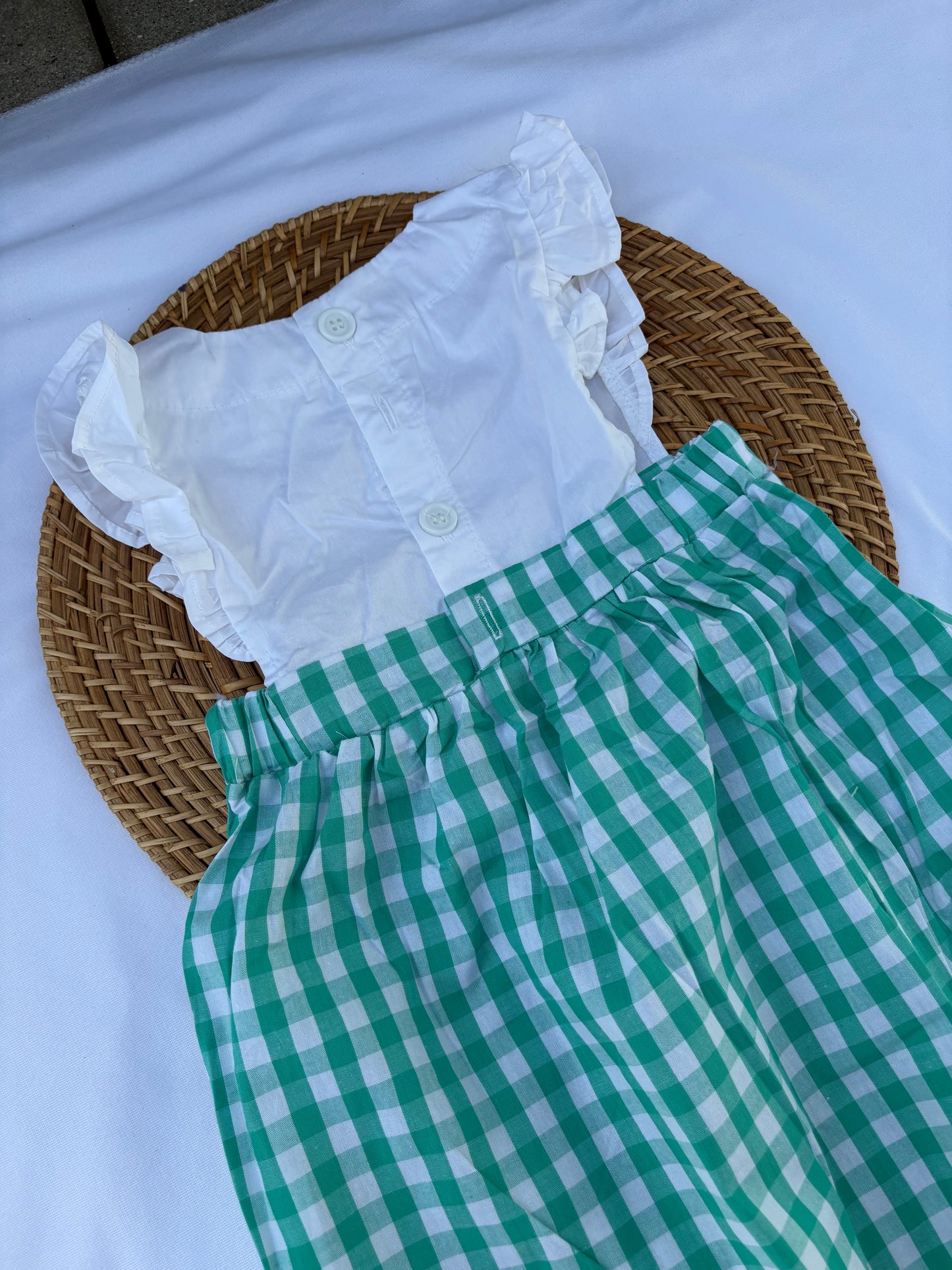 Custom Gingham Dress
