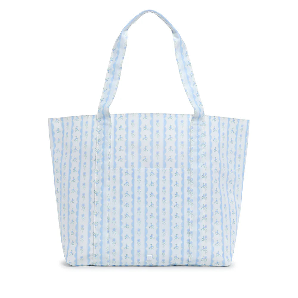Custom Jumbo Tote - X-LARGE Ribbon Floral Blue or Pink