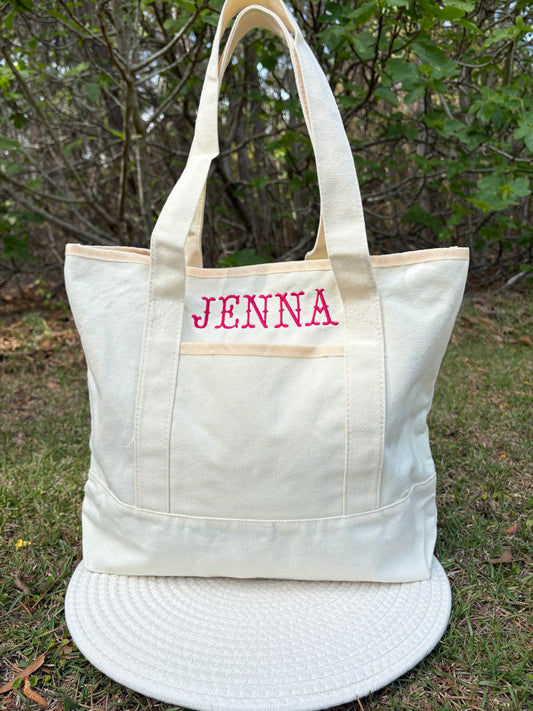 Custom Canvas Tote