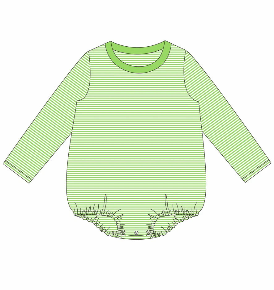 Custom Stripe Long Sleeve T-Shirt Bubble