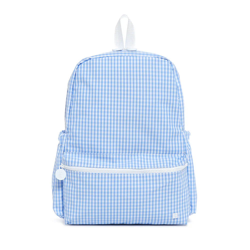 TRVL Full Blue Gingham Backpacker