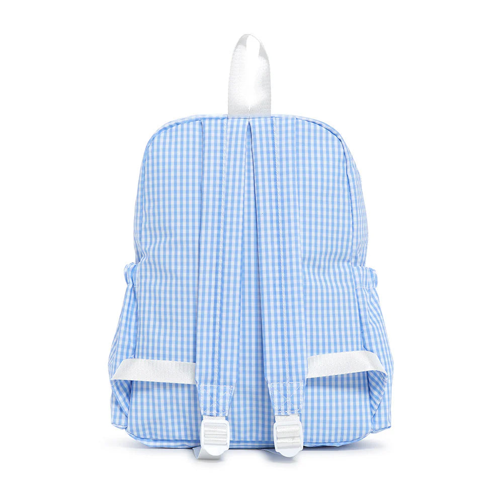 TRVL Full Blue Gingham Backpacker