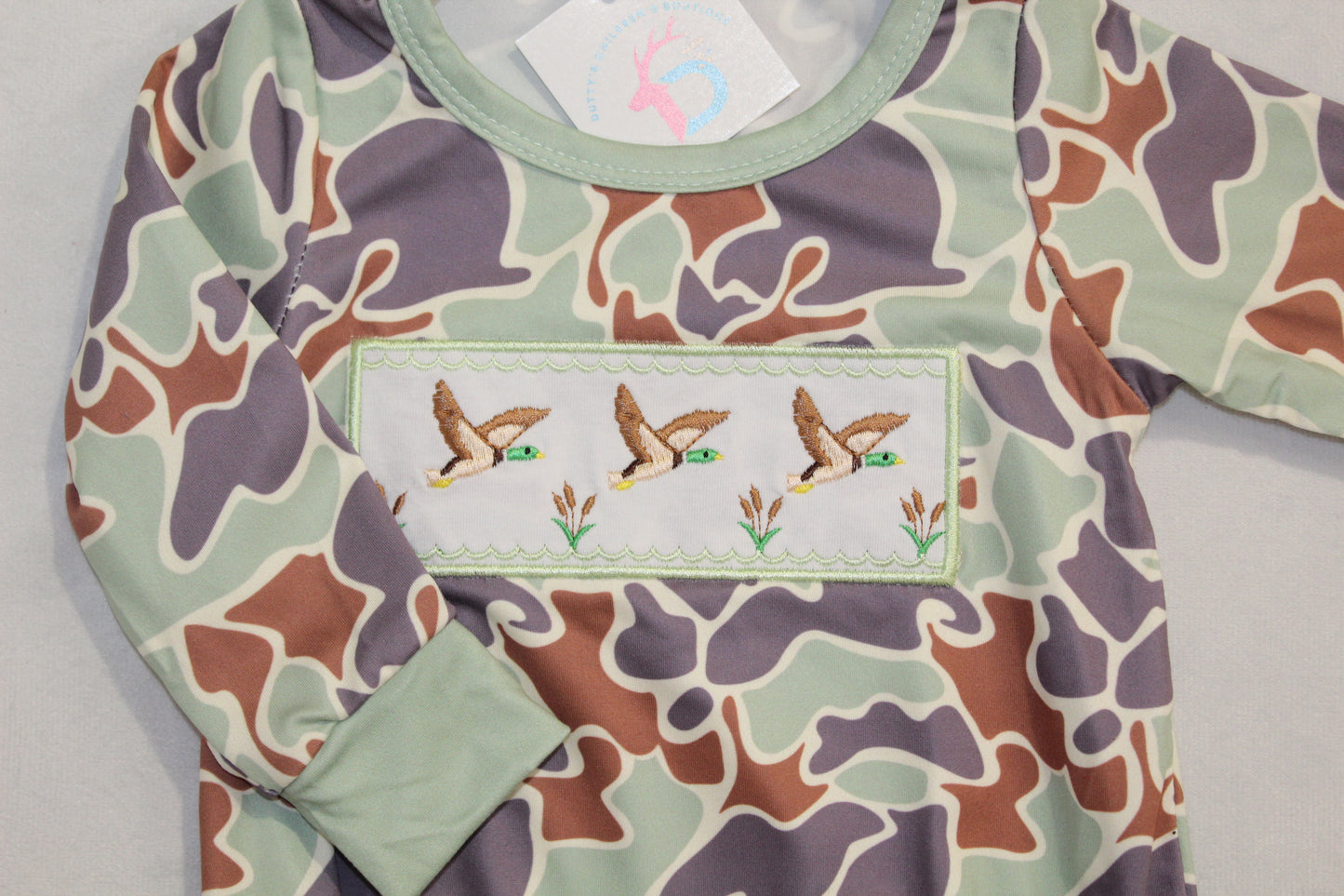 Camo Ducks Bodysuit - Boys