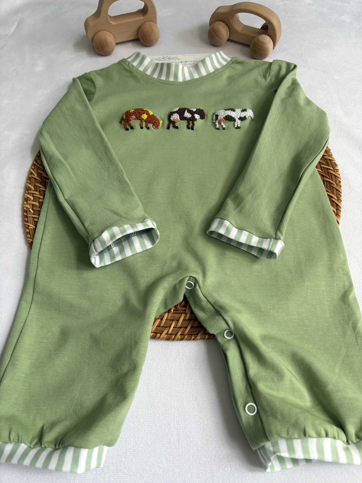 Moos and Meadows Romper - Boys
