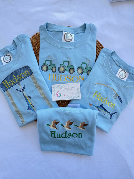 Custom Boys Blue T-Shirt