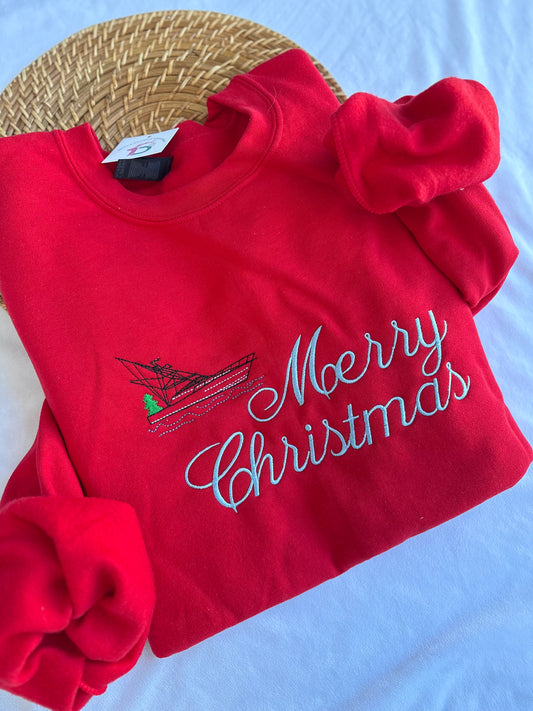 RTS – Sportfisher Merry Christmas Crewneck