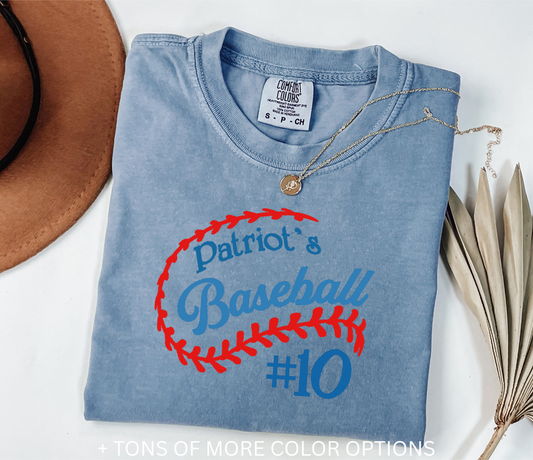 Baseball Lace - Comfort Color T-SHIRT