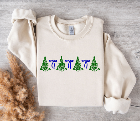 Christmas and Bows - Gildan CREWNECK