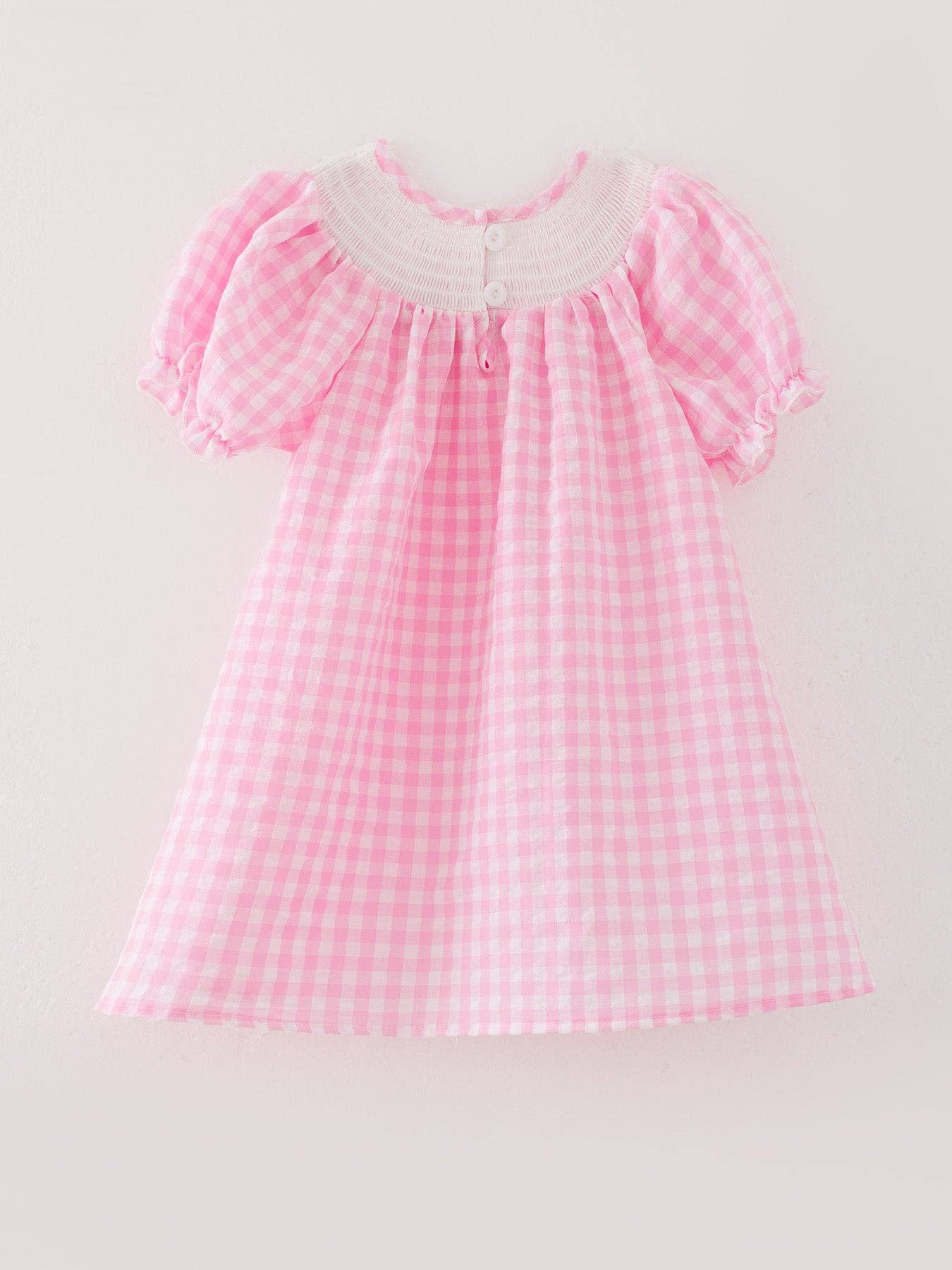 Pink Pastures Smocked Dress - Girls