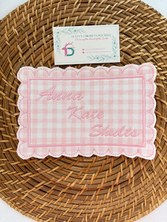 Name Welcome Plaque Keepsake