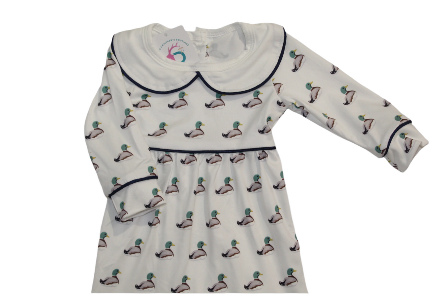 Mallard Collard Romper - Girls