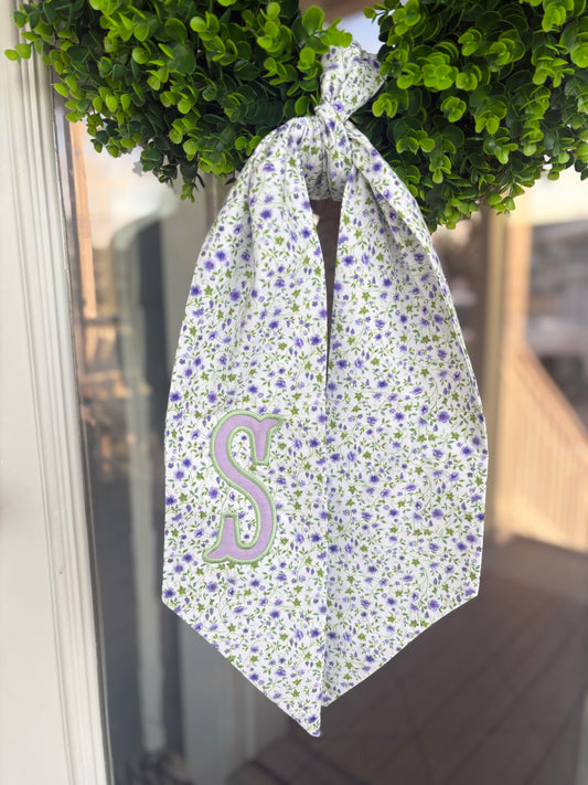 Floral Spring Wreath Sash