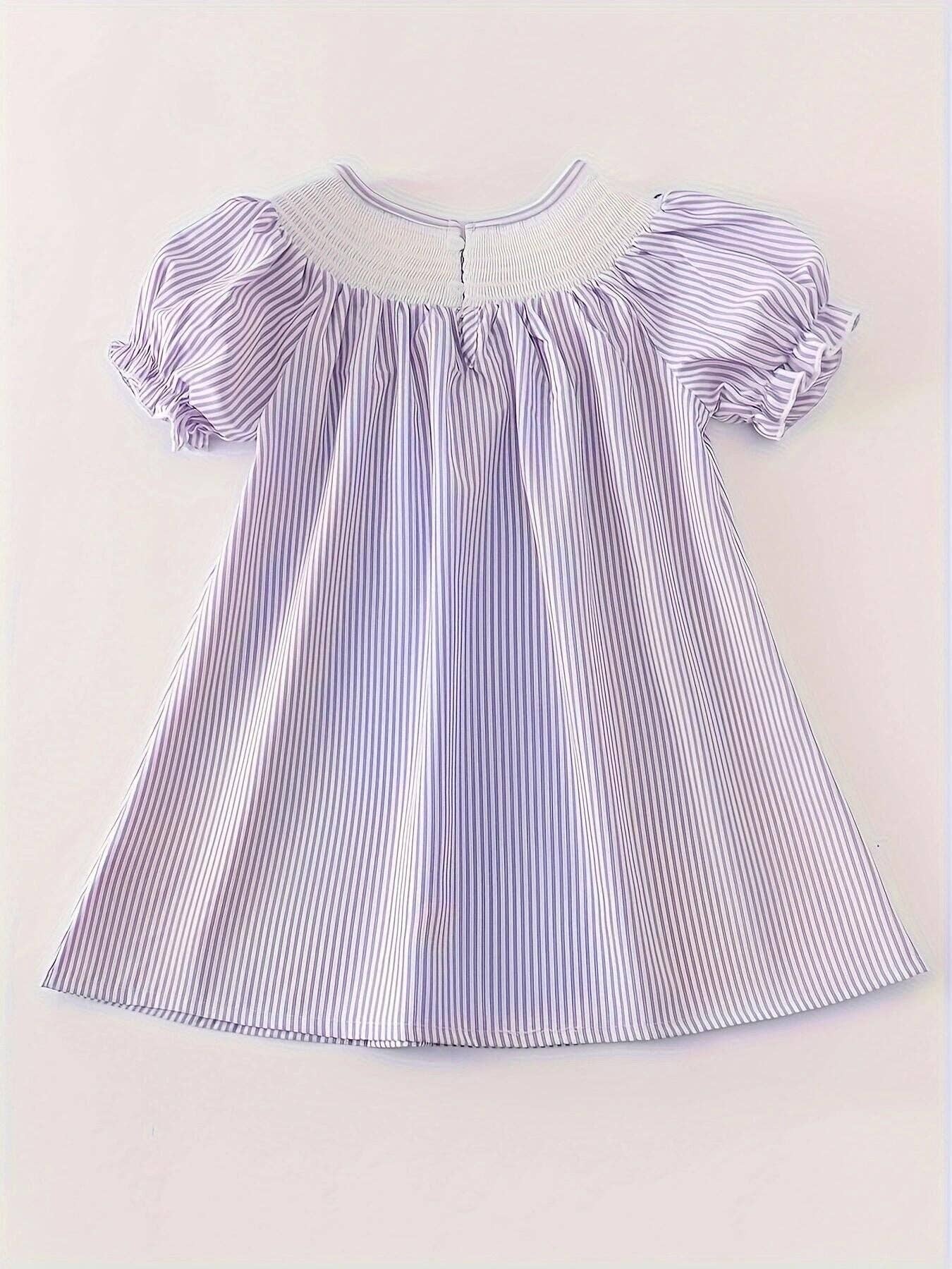 Tulip Breeze Striped Dress - Girls