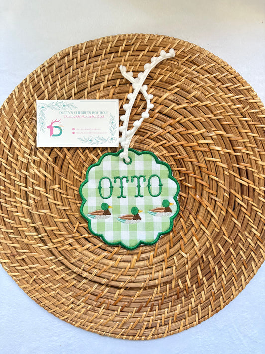 Custom Mallard Duck Keepsake