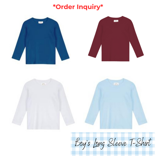 Boy’s Long Sleeve T-Shirt