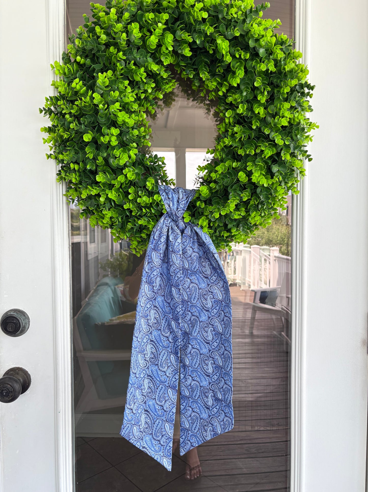 Paisley Wreath Sash