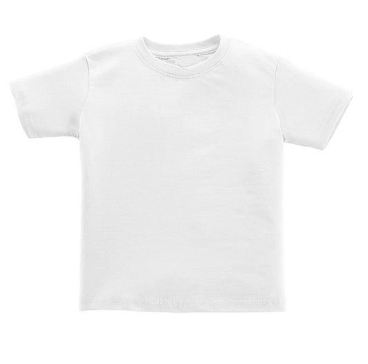 Custom Boys White T-Shirt