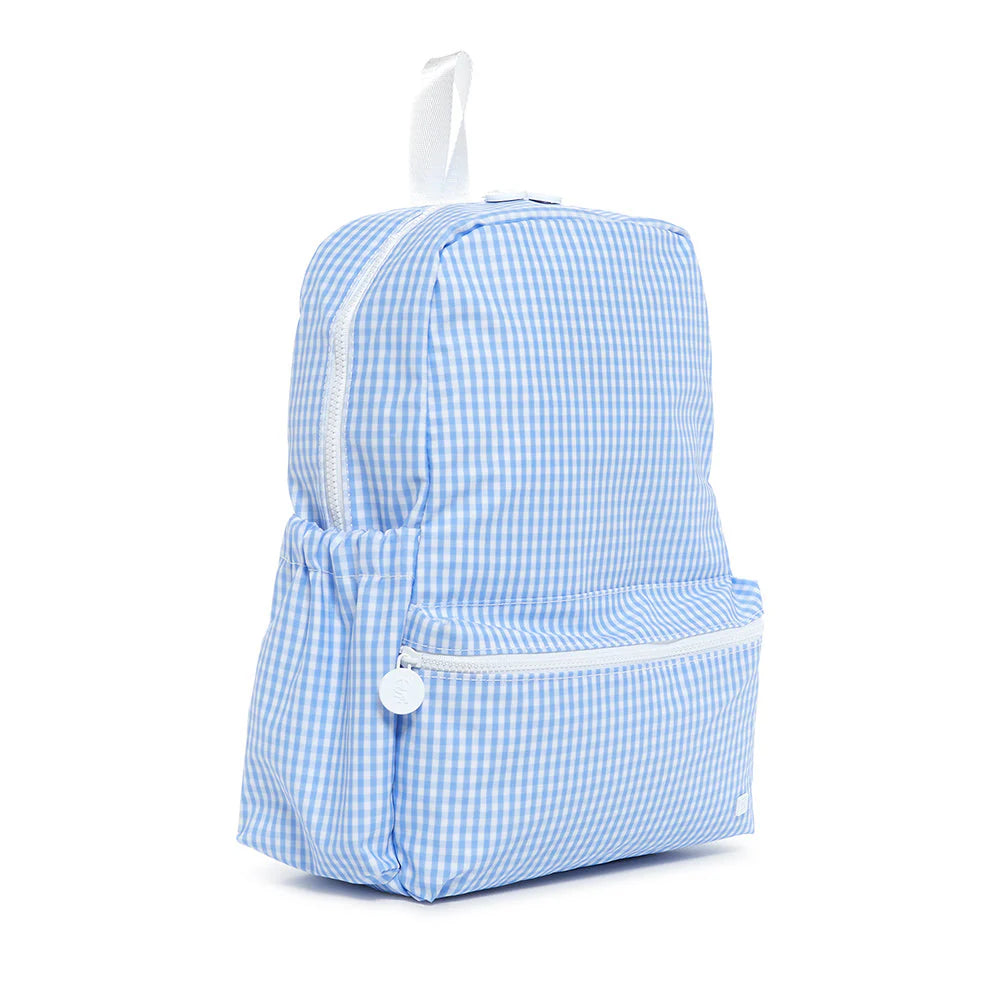 TRVL Full Blue Gingham Backpacker