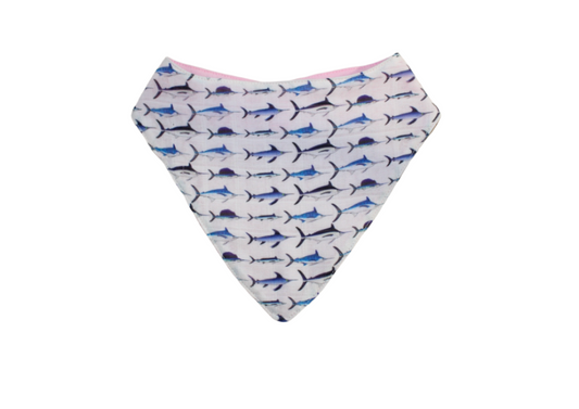 Simple Sailfish Bib - Girls