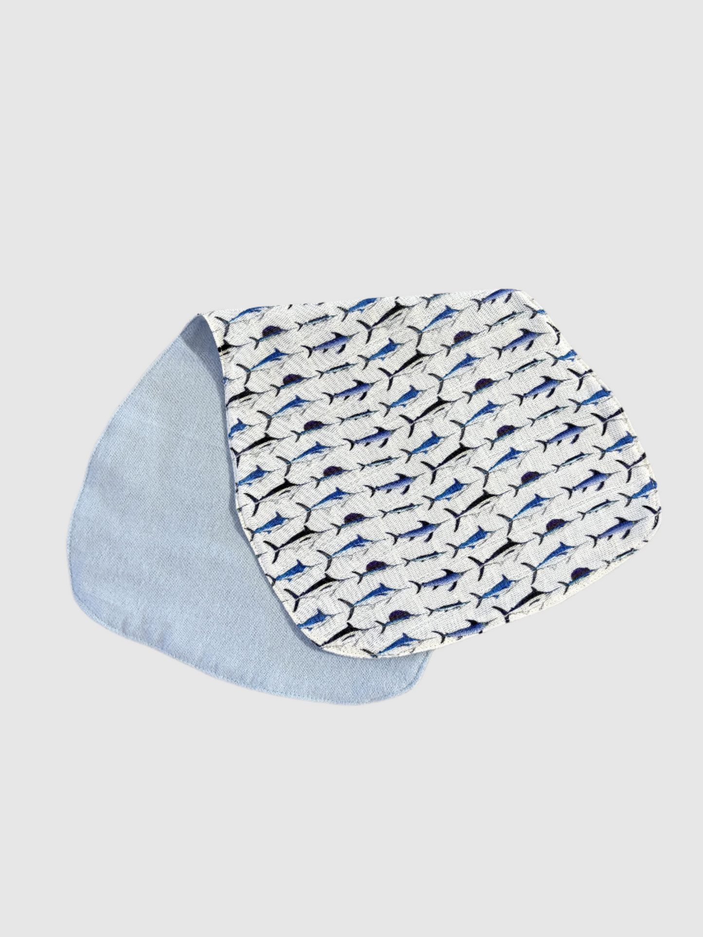 Simple Sailfish Burp Cloth - Boys