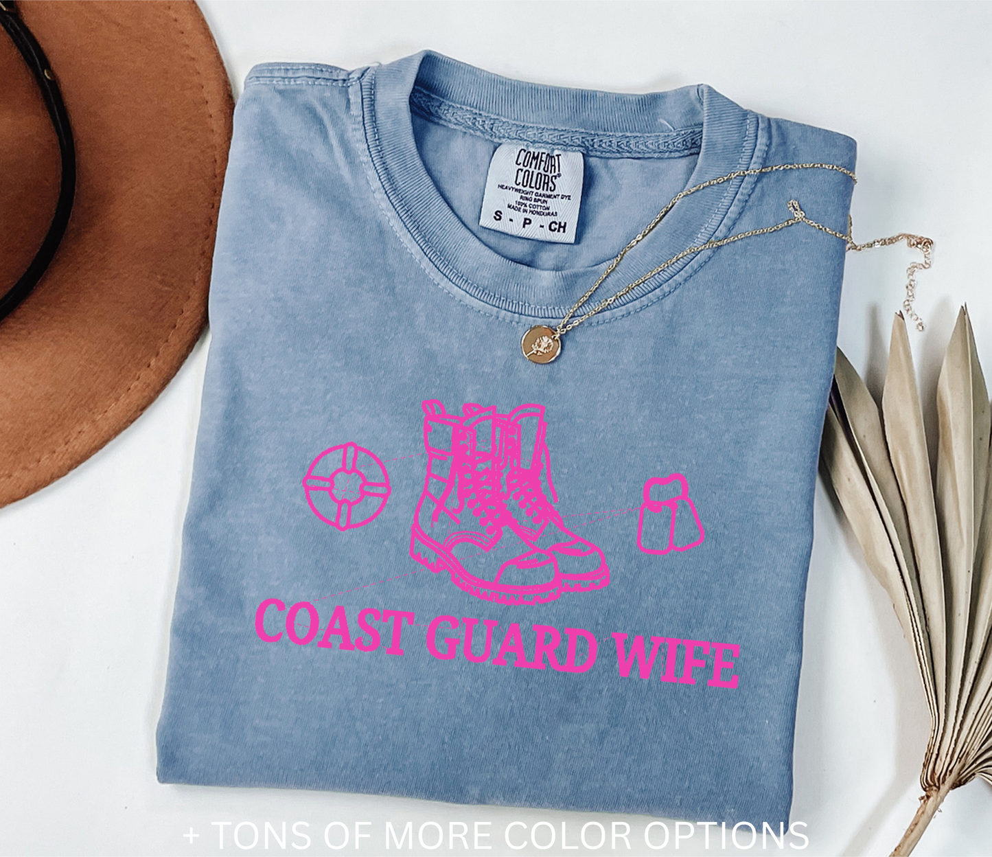 Coast Guard Wife - Comfort Color T-SHIRT